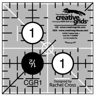 Quilt Ruler 1 1/2" Square - Creative Grids