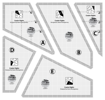 Crazier Eight 8” Ruler - Creative Grids
