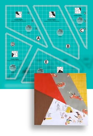 Crazier Eight 8” Ruler - Creative Grids