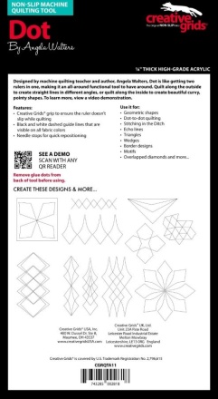 Dot Machine Quilting Tool by Angela Walters - Creative Grids