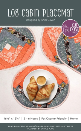 Log Cabin Placemat Pattern - Cut Loose Press