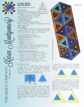 Log Inn Table Runner by Karen Montgomery - The Quilt Company