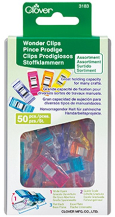 Wonder Clips Assortment 50/pkt by Clover