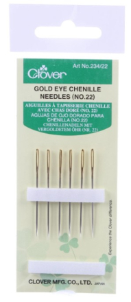 Gold Eye Chenille Needles by Clover