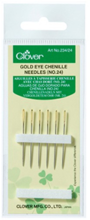 Gold Eye Chenille Needles by Clover