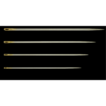Gold Eye Milliners Needles #3/9 by Clover