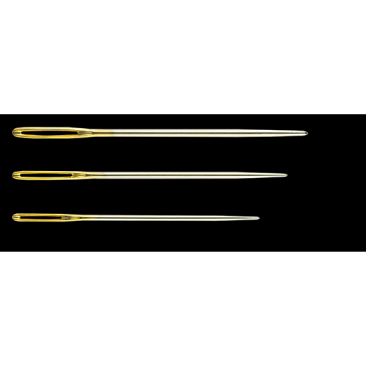 Gold Eye Tapestry Needles #18/22 by Clover