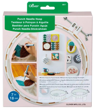 Punch Needle Hoop by Clover
