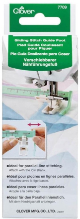 Sliding Stitch Guide Foot by Clover