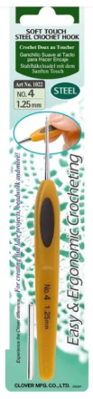 Soft Touch Steel Crochet Hook by Clover