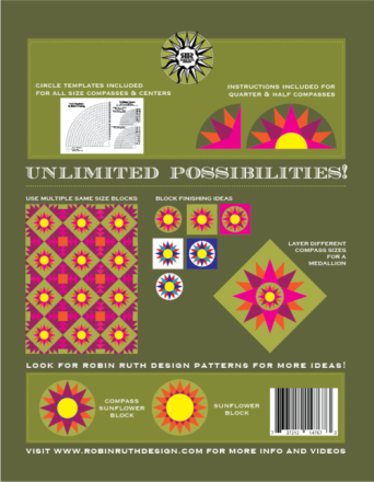Fat Robin Mariner's Compass Book and 60˚ Compass Ruler
