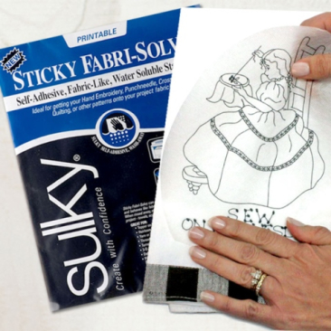 Sulky ® Sticky Fabri-Solvy ™ - 12/pkt