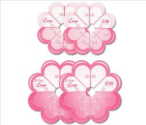 Flower Frill Templates - Large and Extra Large by Clover