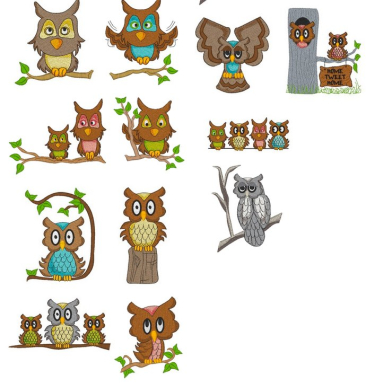 Mylar Delightful Owls CD - Purely Gates