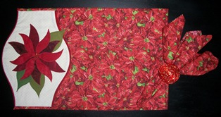 Flowers Galore Place Mat - a Leaves Galore Pattern