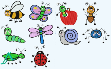 Glitter Critters by 1-2-3 Designs