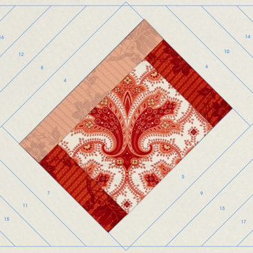 Quilt As You Go Placemat Pre-Printed Batting - Casablanca Pattern - June Tailor