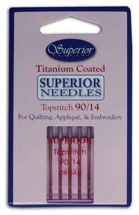Superior Titanium-Coated Topstitch Needles