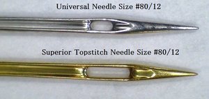 Superior Titanium-Coated Topstitch Needles