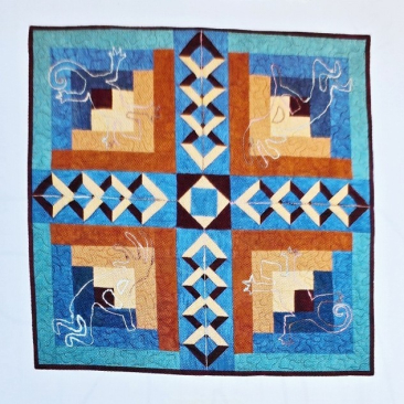 Desert Diamonds - Table Topper or Wall Hanging