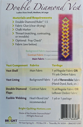 Double Diamond Vest Pattern