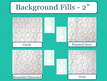 Sew Biz - Background Fills 4pc Set 2" Designs