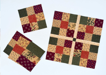 Nine Patch Square Up Ruler (2 piece) by Deb Tucker