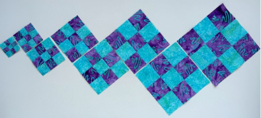 Nine Patch Square Up Ruler (2 piece) by Deb Tucker