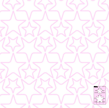 DM Quilting - Star 5 Pt Template 4 Pce Set