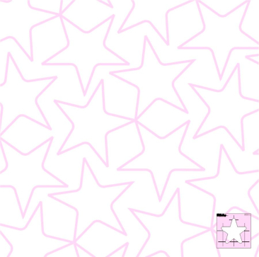DM Quilting - Star 5 Pt Template 4 Pce Set