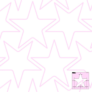 DM Quilting - Star 5 Pt Template 4 Pce Set