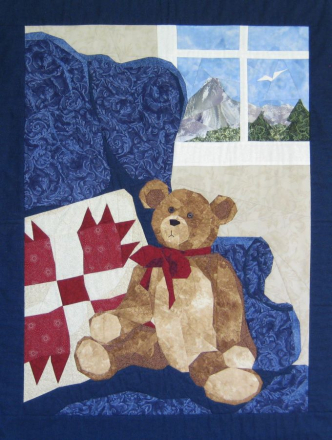 Quilter's Teddy Bear by England Design Studios