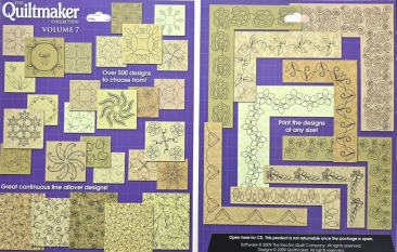 Electric Quilt Company EQ6 Quilting Designs Volume 7