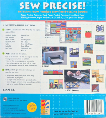 Electric Quilt Company - Sew Precise! Collection 3