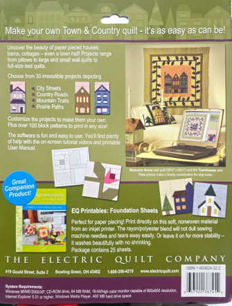 Electric Quilt Company EQ5 Town & Country Patchwork
