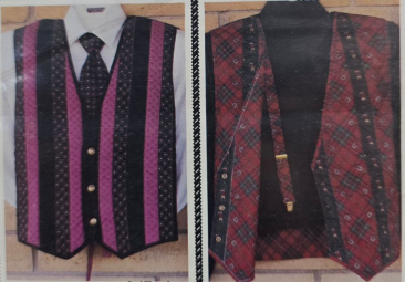 Men's Reversible Tube Vests by Fasturn