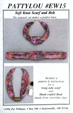 Soft Knot Scarf and Belt by Pattylou Designs