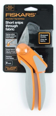 Fiskars ® Easy Action Rag Quilt Snip 8" 9060