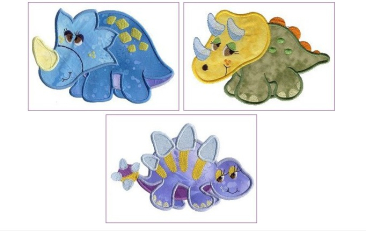 Hatched in Africa - Cuddlesome Dinos 5" x 7"