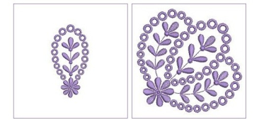 Hatched in Africa - Delicate Heirloom Set 1  4" x 4" Hoop