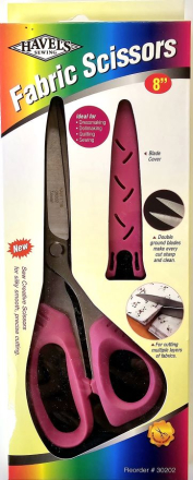Quilting/Sewing Fabric 8" Scissors by Havels 30202