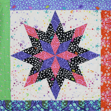Diamond Four Patch Wedge - Technique Sheet - by Deb Tucker
