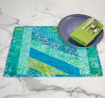 Quilt As You Go Placemat Pre-Printed Batting - Jakarta Pattern - June Tailor