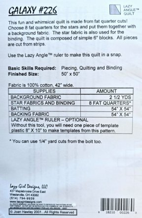 Galaxy Quilt by Lazy Angle