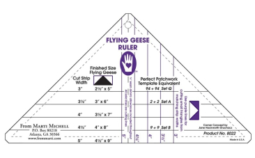 Flying Geese Ruler by Marti Michell