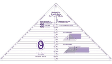 Large Full Triangle Diagonal Set Ruler