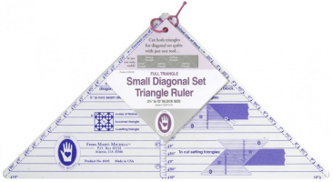 Small Full Triangle Diagonal Set Ruler