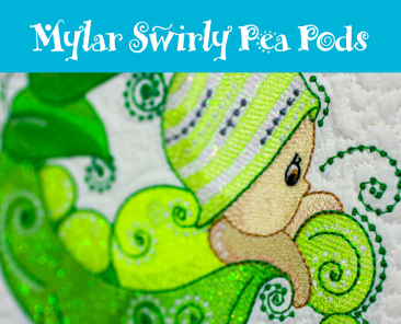 Mylar Swirly Pea Pods CD - Purely Gates