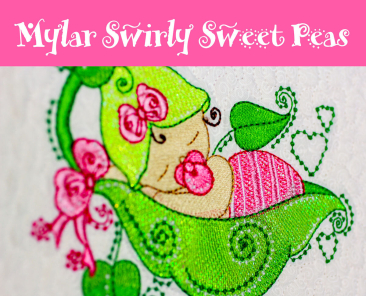 Mylar Swirly Sweet Peas CD - Purely Gates