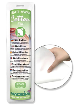 Cotton FIX Tear Away Stabilizer by Madeira